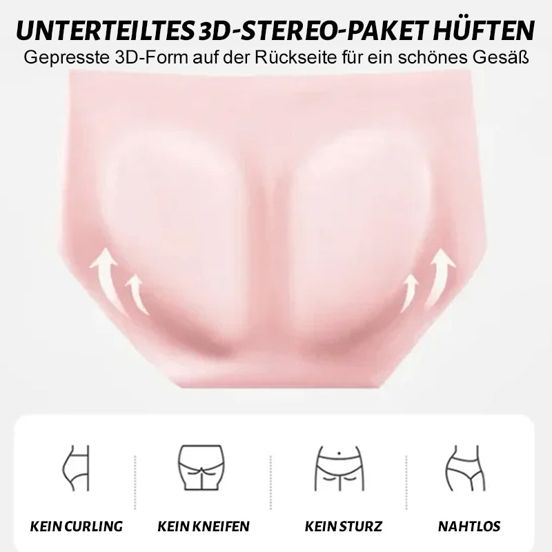 PAY1 GET 3(3PACKS) PREMIUM SATIN ANTIBACTERIAL ICE SILK MOISTURE-ABSORBING PANTIES