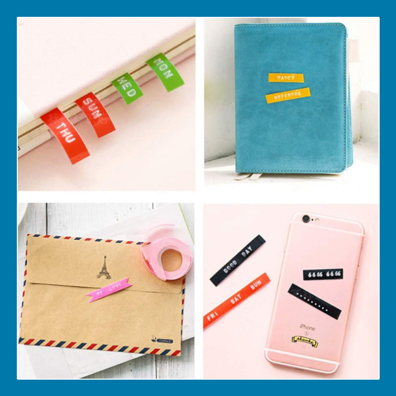 Mini Manual Printer✨Included: Two rolls of tape