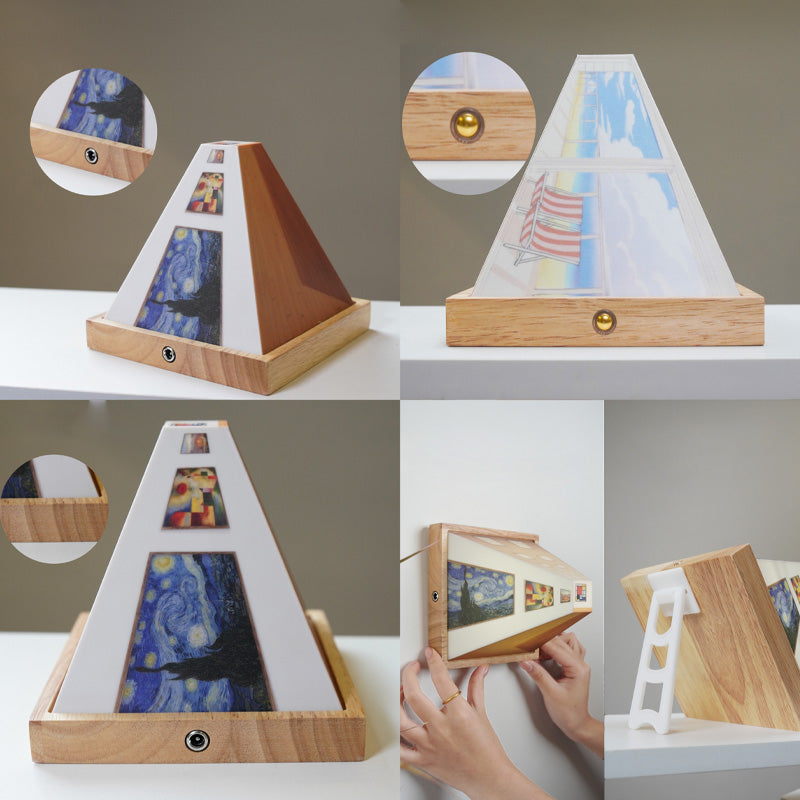 💡3D naked eye vision wall light✨Wall-Mounted High-End Ambient Light