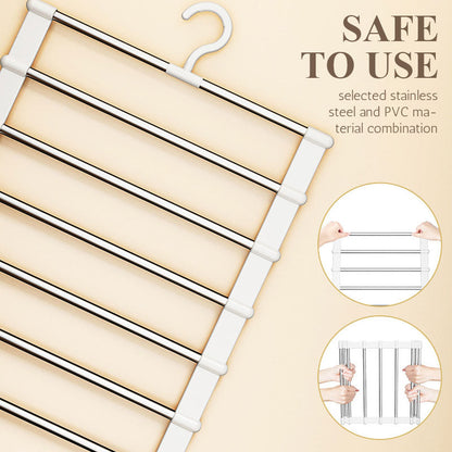 Multi-Layer, Non-Slip Trouser Rack