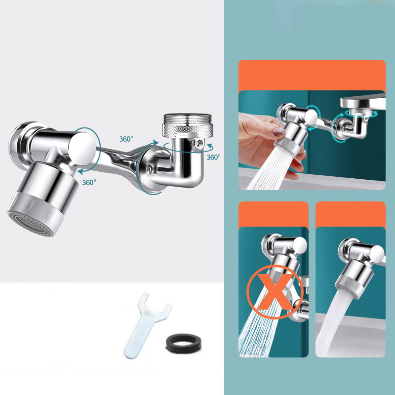 🚰Universeller Spültischhahn-✨360° drehbare Wasserhahn-Luftsprudler-Verlängerung