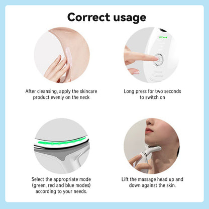 Neck and face massager