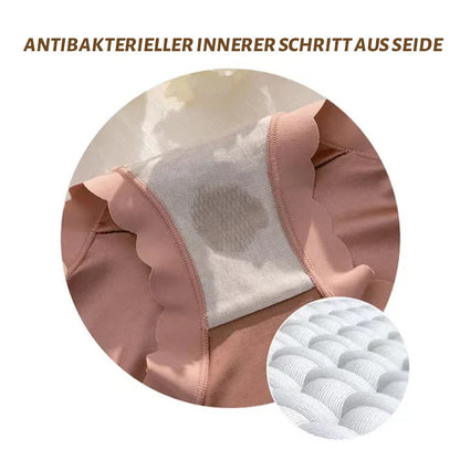 PAY1 GET 3(3PACKS) PREMIUM SATIN ANTIBACTERIAL ICE SILK MOISTURE-ABSORBING PANTIES