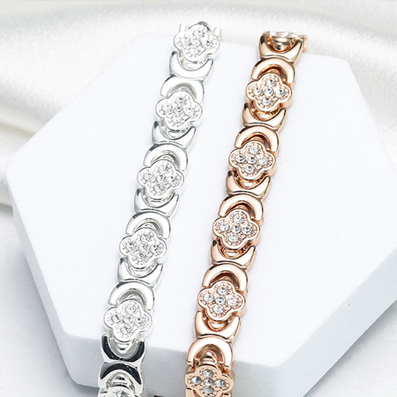 Magnetisches Vierblättriges Kleeblattarmbandds