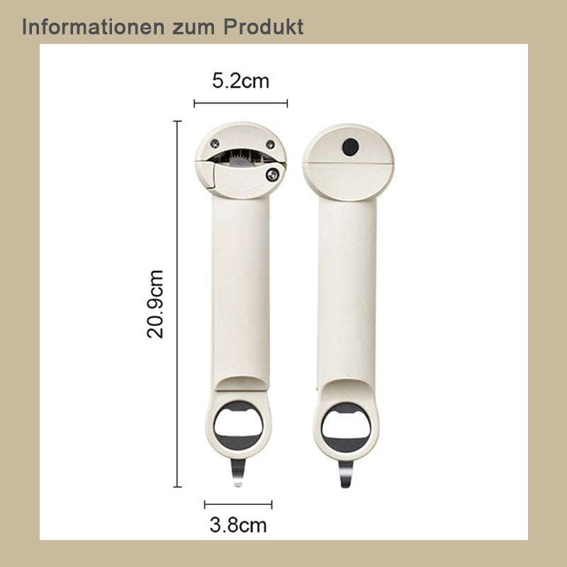3-in-1 Multifunctional Telescopic Bottle Opener/Multifunctional bottle opener can opene