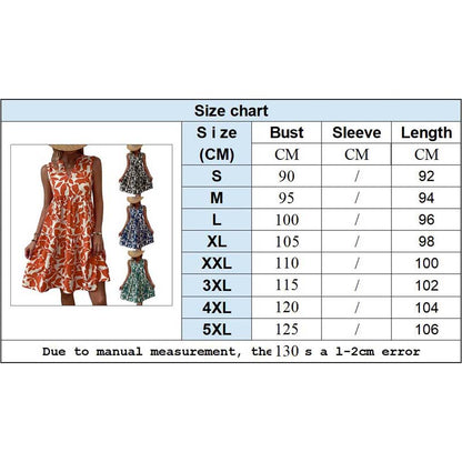 🌸2025 New Arrival💕Botanical Print V-Neck Pleated Dress