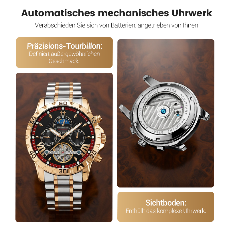 ⌚💧Schweizer brandneue wasserdichte automatische mechanische Uhren