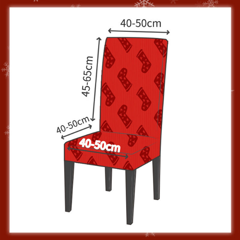 🎄Christmas elastic dining chair dust cover - a warm and festive atmosphere to accompany you through Christmas🎄