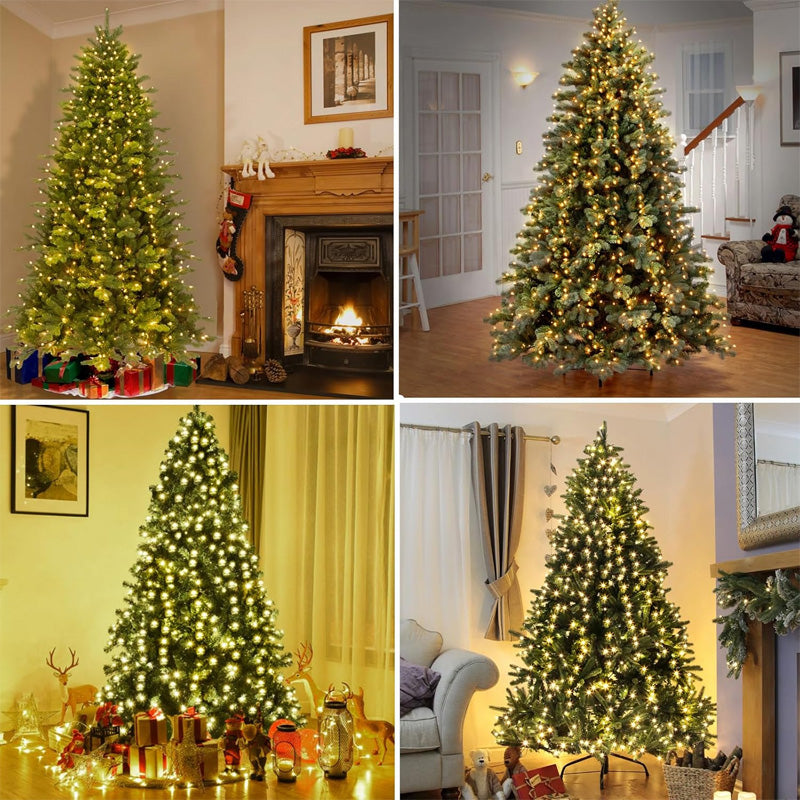 🎄 LED Ring Waterfall Christmas Tree Lights 🎄
