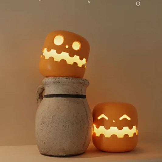 Halloween Press Pumpkin Night Light