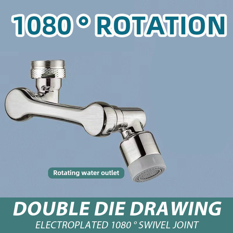 🚰Universeller Spültischhahn-✨360° drehbare Wasserhahn-Luftsprudler-Verlängerung