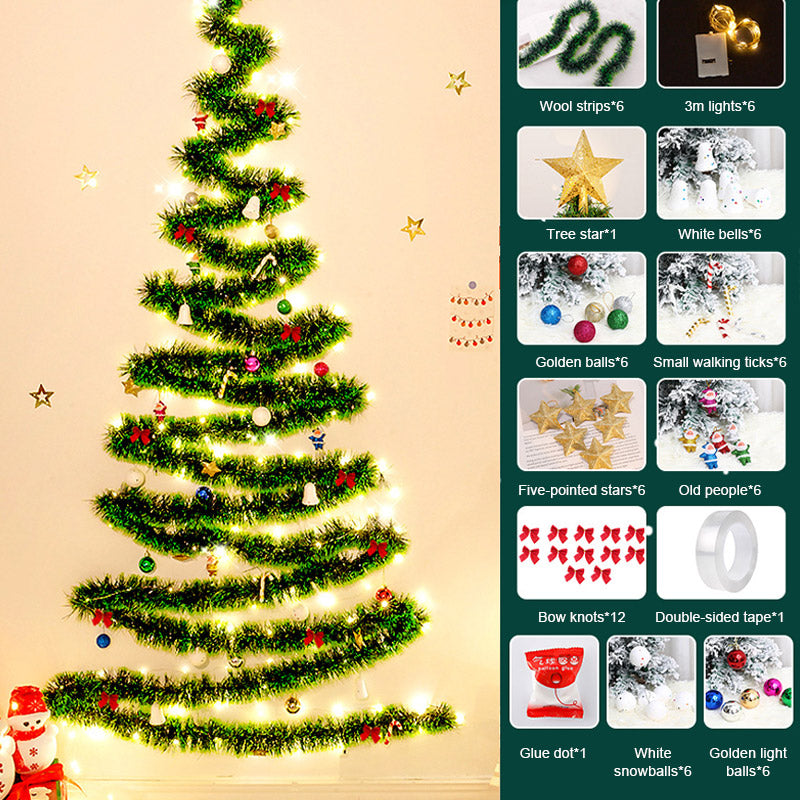 Christmas Tree Hair Strips DIY Material Kit