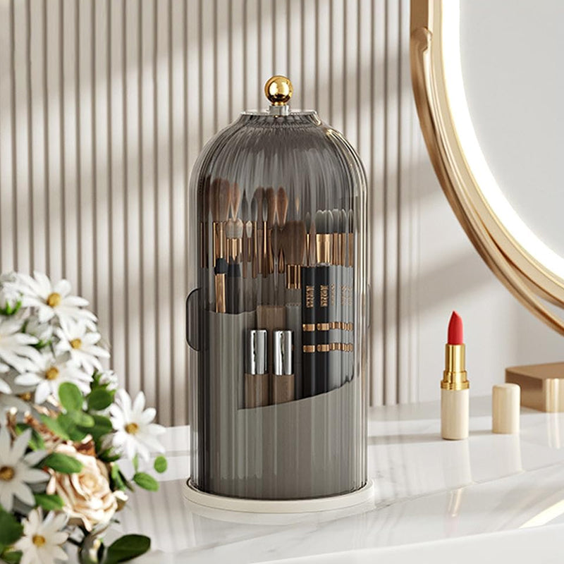 Multi-function Rotating Bird Cage Toiletries Storage Rack