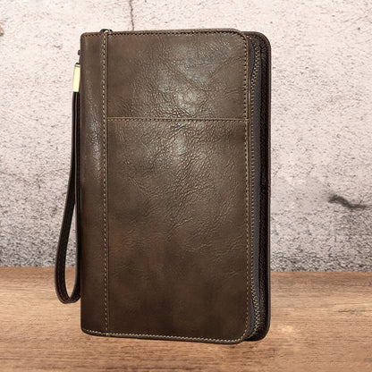 🏆 Tragbare Zigarrenkiste mit Vintage-Motiv und Litschi-Muster