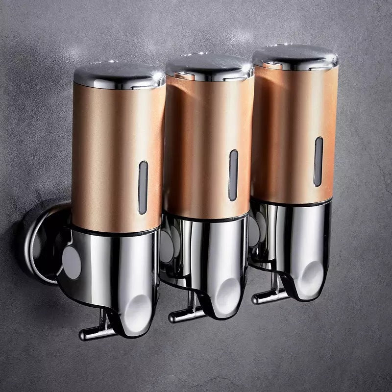 Wall-mounted soap dispenser for the bathroom