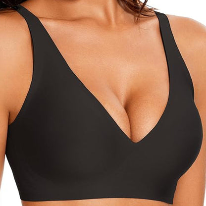 Seamless and underwire-free bra