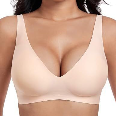 Seamless and underwire-free bra