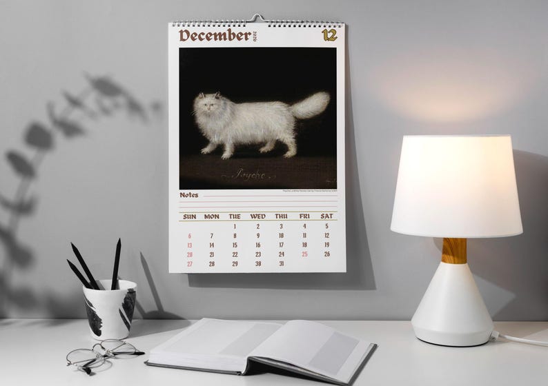 Vreemde katten in de renaissance 2026 Wandkalender