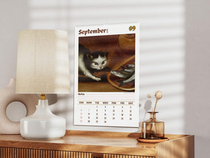 Vreemde katten in de renaissance 2026 Wandkalender