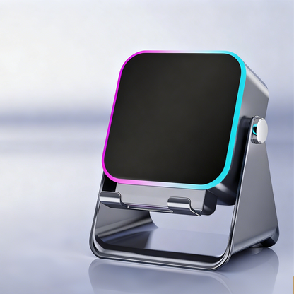 5-in-1 kabelloser Bluetooth-Lautsprecher mit Induktionsfunktion und verstellbarem Handyhalter