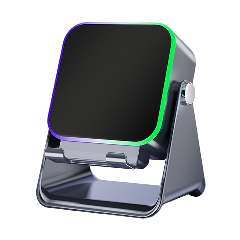 5-in-1 kabelloser Bluetooth-Lautsprecher mit Induktionsfunktion und verstellbarem Handyhalter