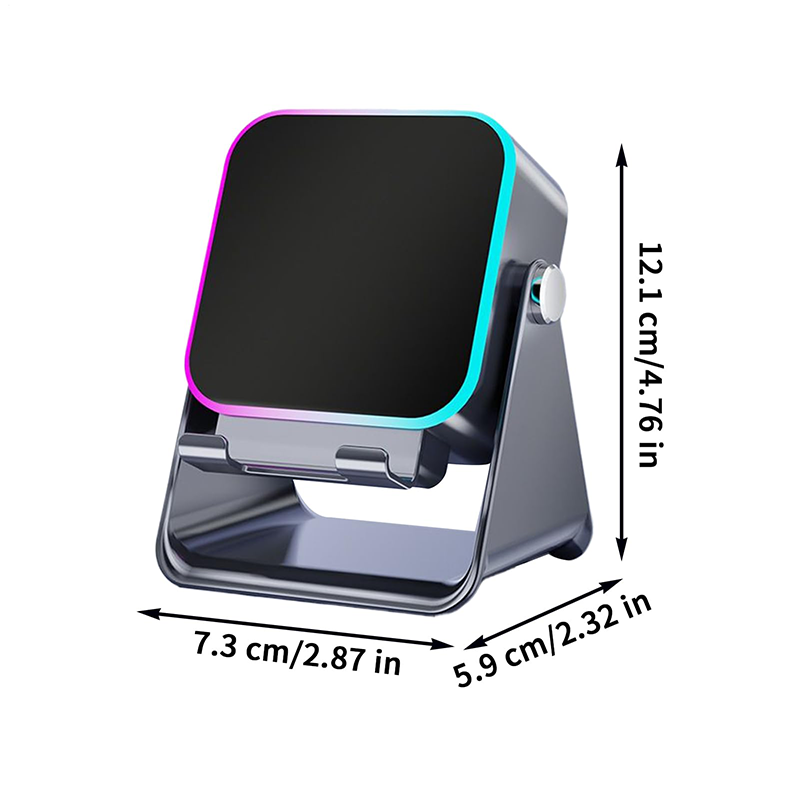 5-in-1 kabelloser Bluetooth-Lautsprecher mit Induktionsfunktion und verstellbarem Handyhalter